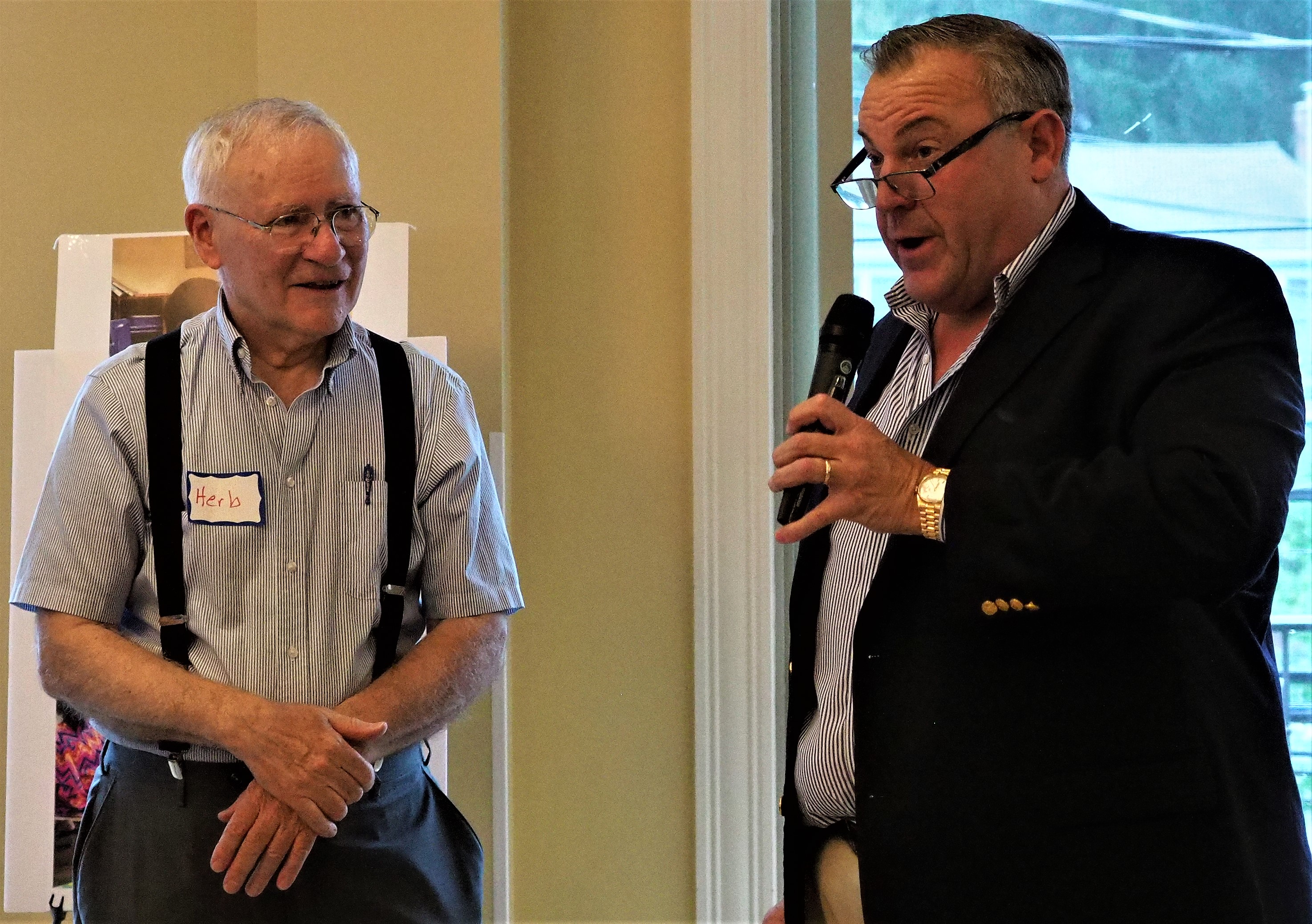 Herb and Phil Ottaviani, Vice Chair of Hoops and Homework