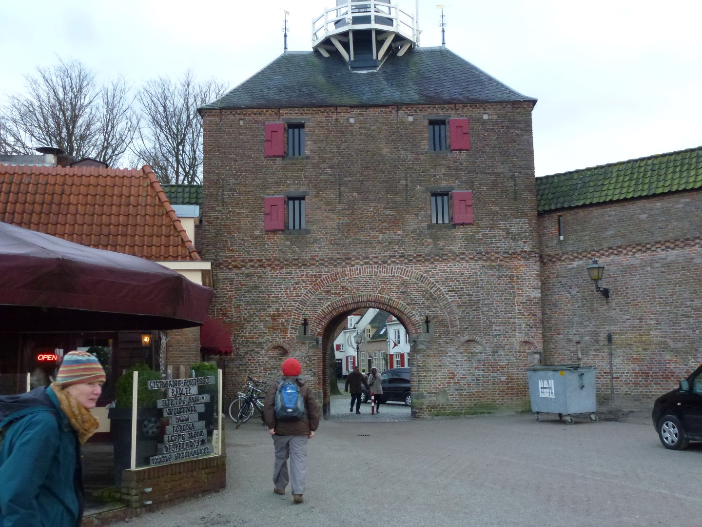 De 14de-eeuwse Vischpoort Harderwijk 
