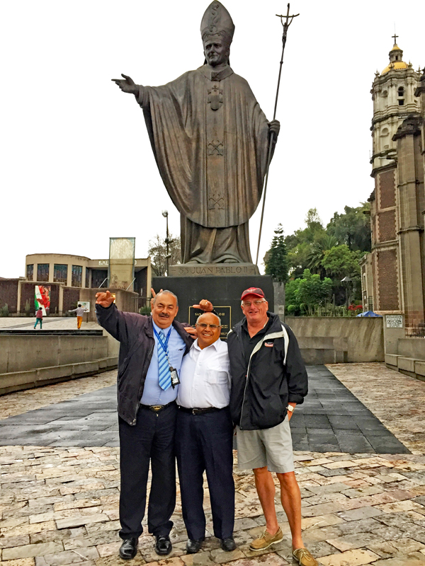 Dave with Pablo our guide and Raffa our driver 28 Sep,16