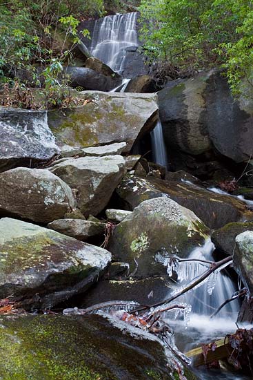 waterfall on tributary of Coldspring Branch 1