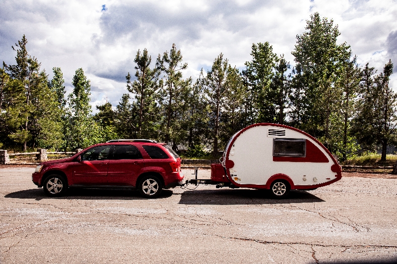 Our Car And Trailer.