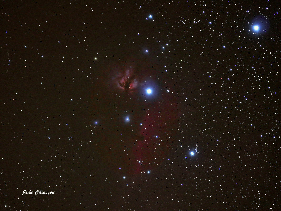 Nbuleuse tte de cheval Bernard 33 /  In the belt of Orion nebula horse head