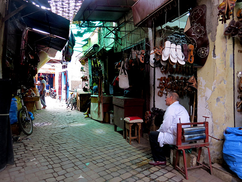 Ballade dans le souk de Marrakech