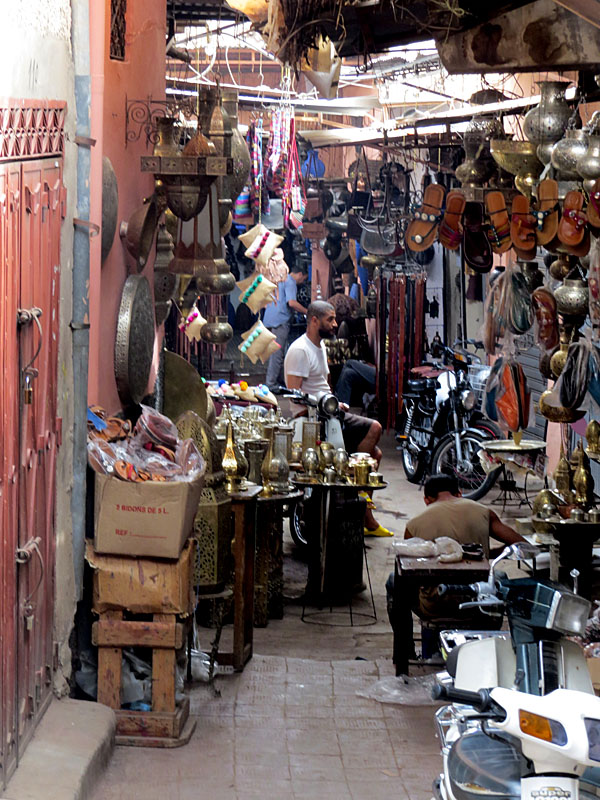 Ballade dans le souk de Marrakech