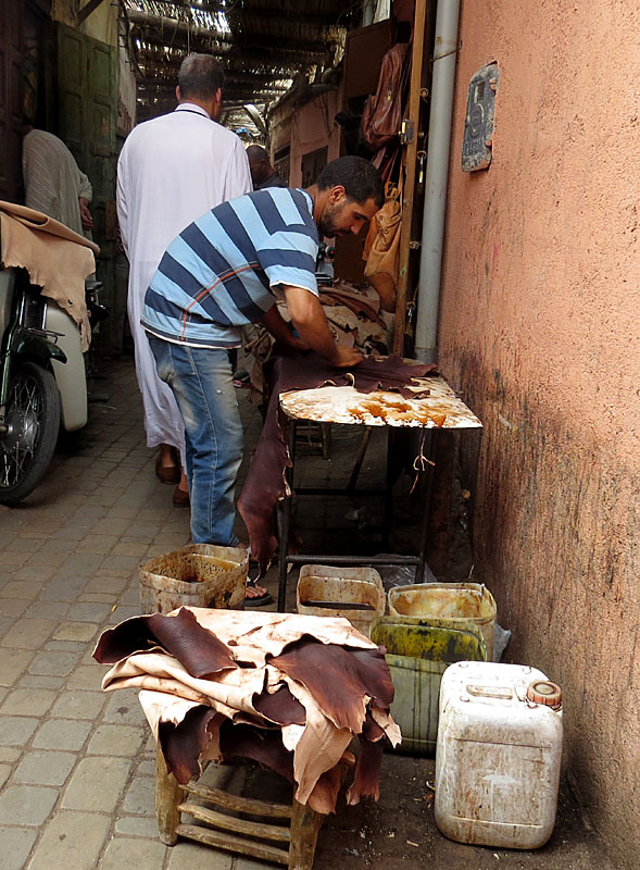 Ballade dans le souk de Marrakech