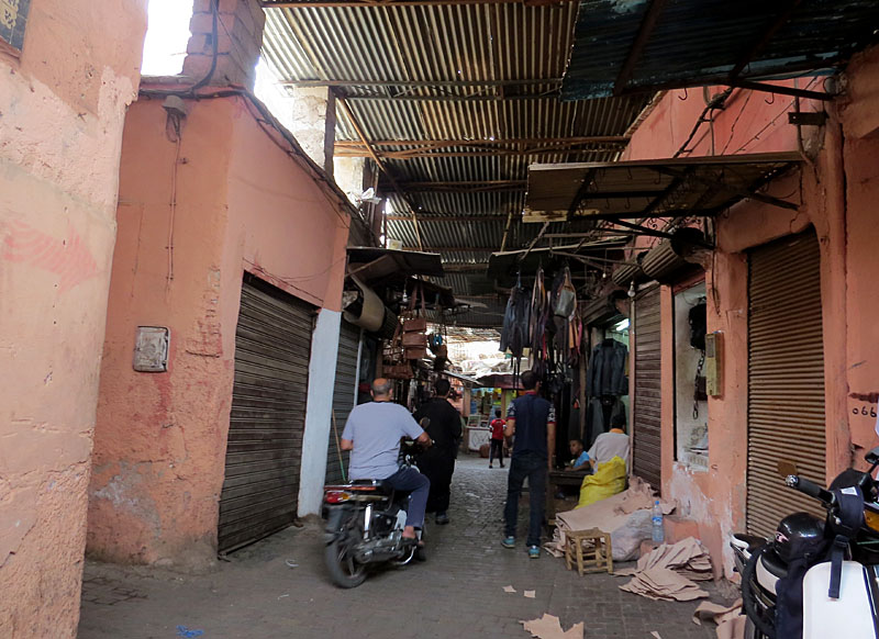 Ballade dans le souk de Marrakech