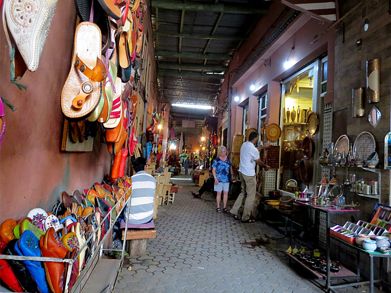 Ballade dans le souk de Marrakech
