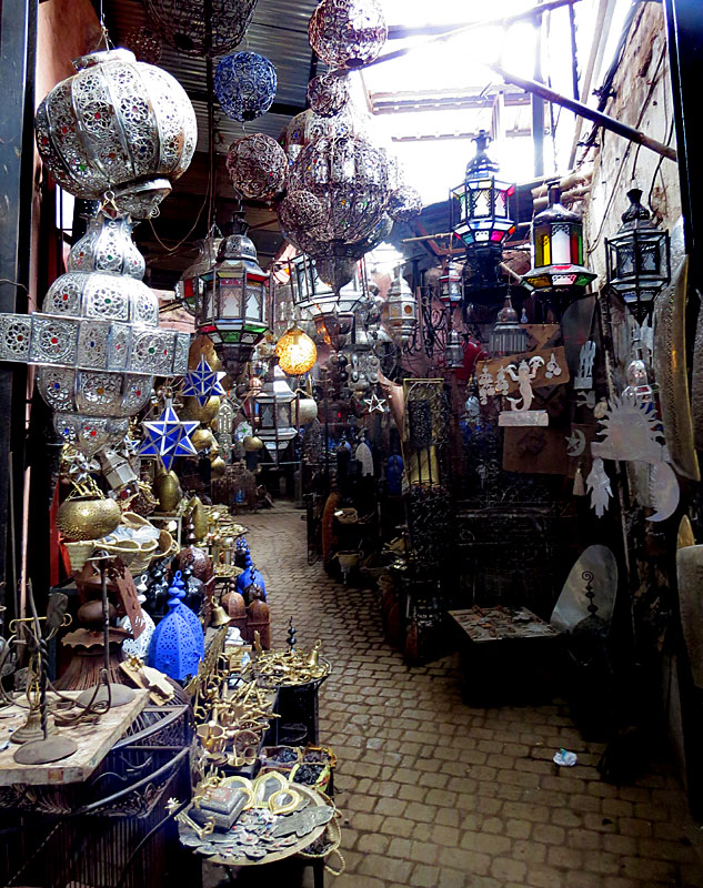 Ballade dans le souk de Marrakech