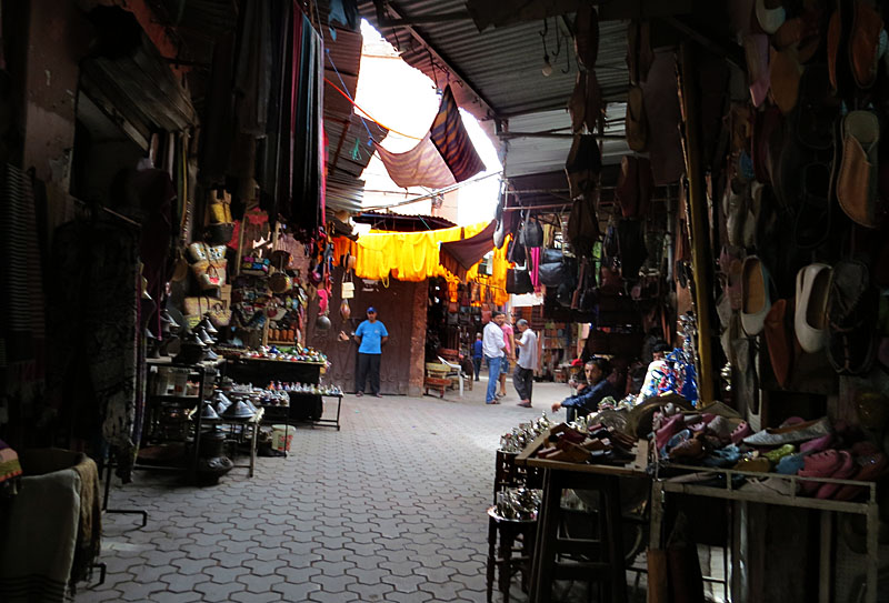 Ballade dans le souk de Marrakech
