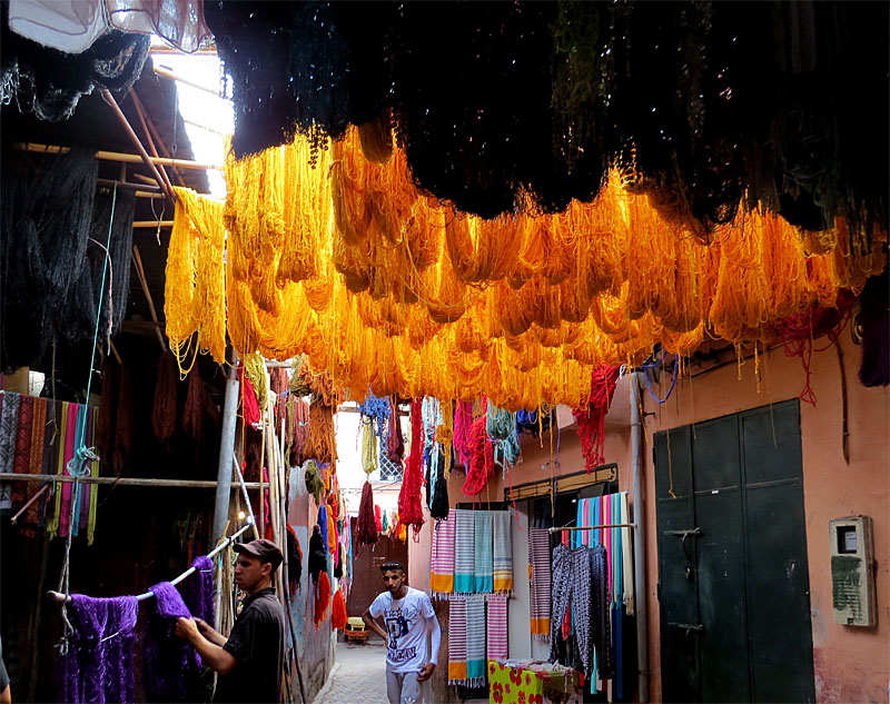 Ballade dans le souk de Marrakech