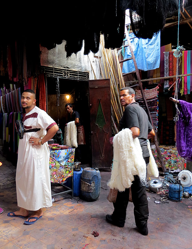 Ballade dans le souk de Marrakech