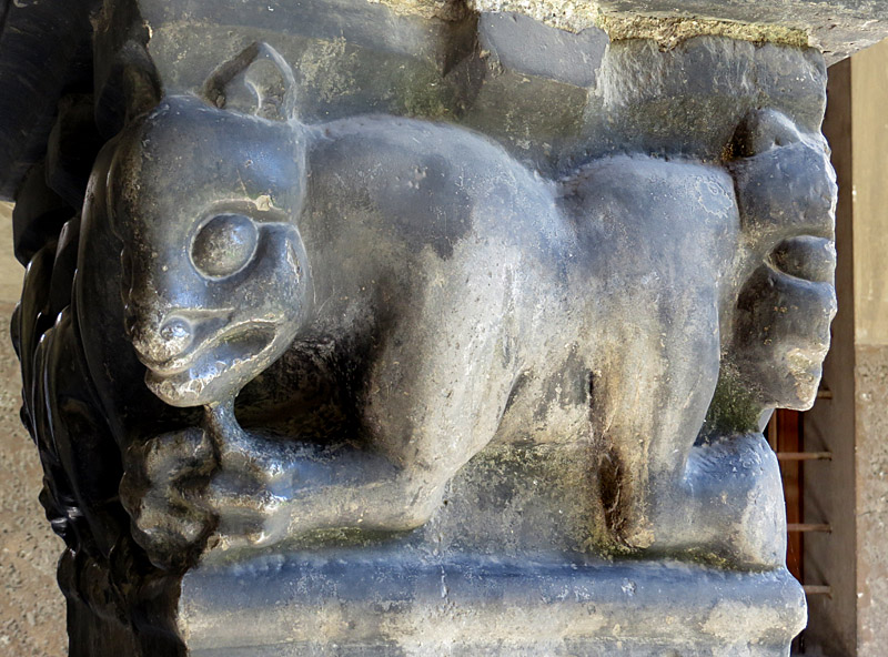 Le cloître de la Collégiale de Saint-Ours