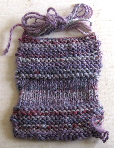 Handspun swatch 01