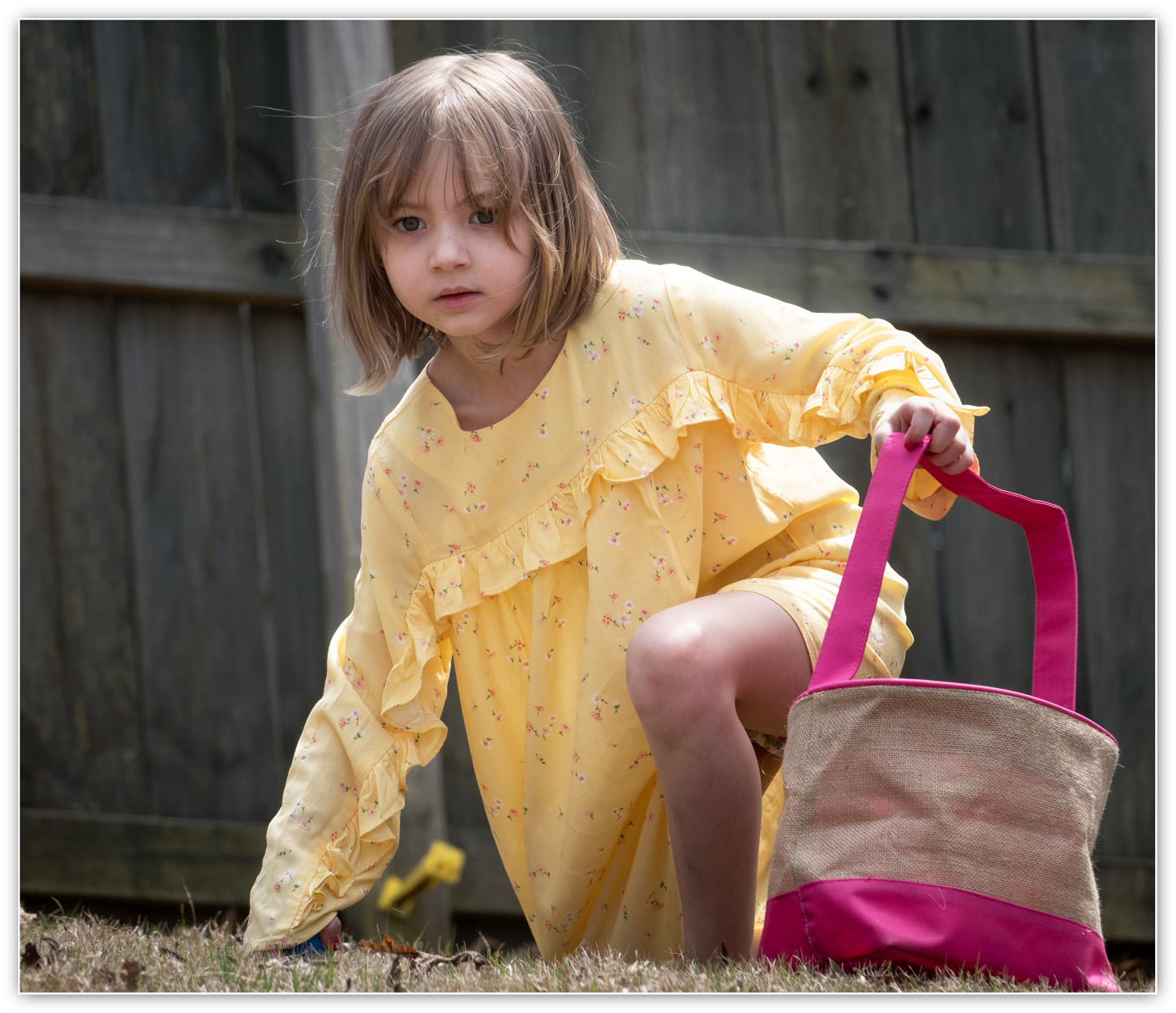 Lilly Hunting Easter Eggs 2018