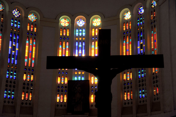 Stained glass windows, Conakry Cathedral