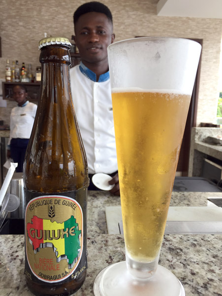 Cold beer in Conakry