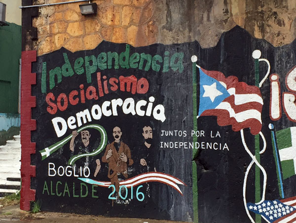 Independence mural, Aguadilla, Puerto Rico