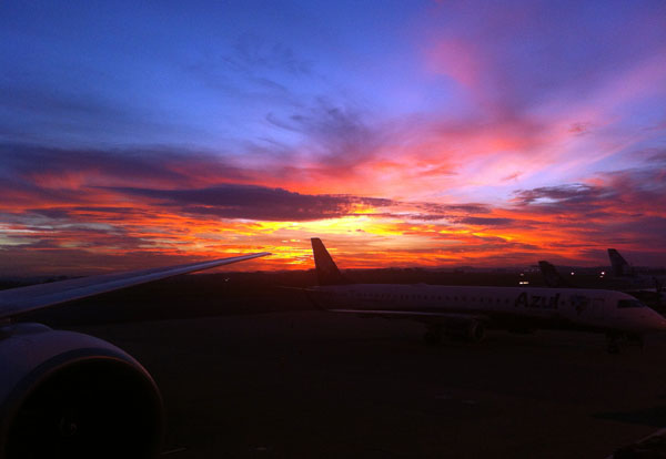 Sunset, Quito Airport