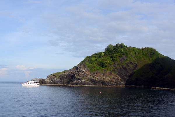 Koh Bon, a volcanic island in the Andaman Sea, Thailand