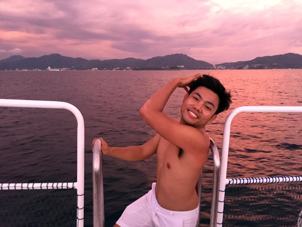 Sunset off Phuket - day 3