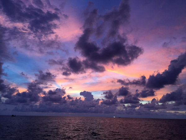 Sunset - day 3, Andaman Sea
