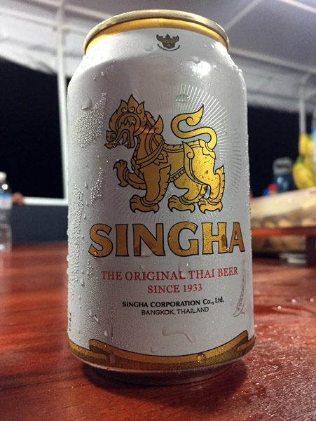 Local refreshments, what else?