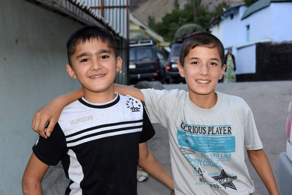 Tajik boys in Kalaikhum