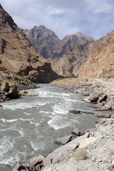 Panj River south of Dech, Tajikistan