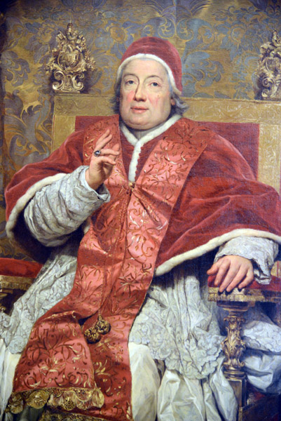 Carlo della Torre di Rezzonico - Pope Clement XIII (r. 1758-1769) by Anon Raphael Mengs