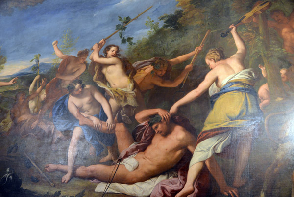 Orpheus massacred by the Bacchanantes, ca 1710, Gregorio Lazzarini