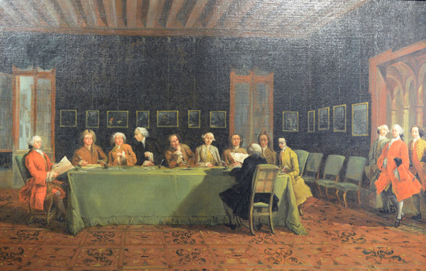 Il convegno diplomatico - The Dutch Diplomatic Meeting 27 August 1753, Francesco Guardi (1712-1793)