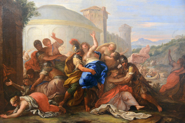 The Rape of the Sabines, Niccolo Bambini (1651-1739)