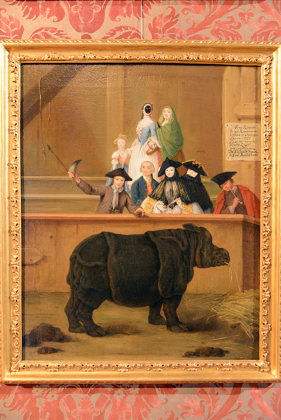 The Rhinocerous, 1751, Pietro Longhi