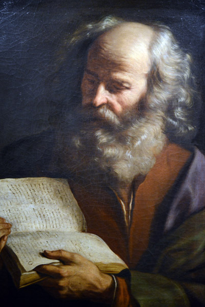 Filosofo von libro - Philosopher with Book, Giovanni Francesco Barbieri called Il Gercino (1591-1666)