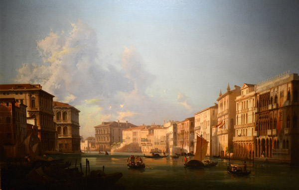 Il Canal Grande verso Ca' Pesaro, Ippolito Caffi (1809-1866)