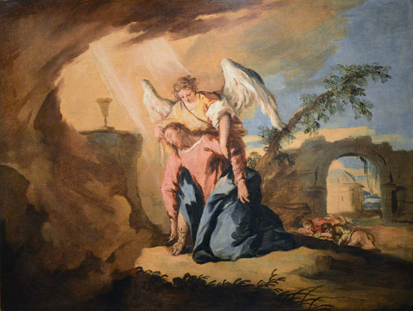 Cristo nellorato di Getzemani - Christ in the garden of Gethsemane, Francesco Guardi (1712-1793)