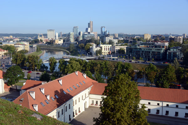 View northwest from Gediminas Castle Hill, Vilnius