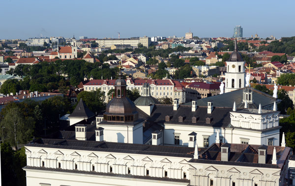 Palace of the Grand Dukes of Lithuania from Castle Hill