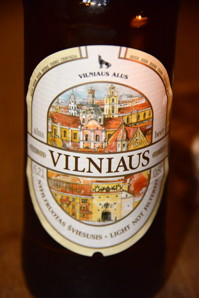 Vilniaus Alus unfiltered beer
