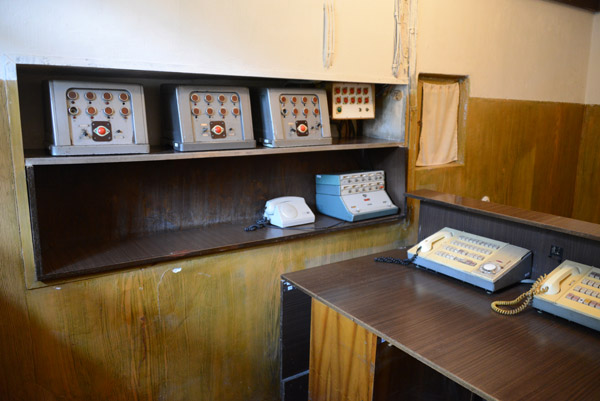 Communications room in the basement of KGB Headquarters, Vilnius
