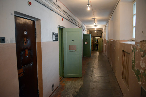 Hallway in the basement of KGB Headquarters, Vilnius