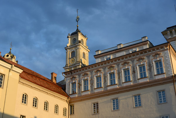 Central Building of Vilnius University from the Library Courtyard