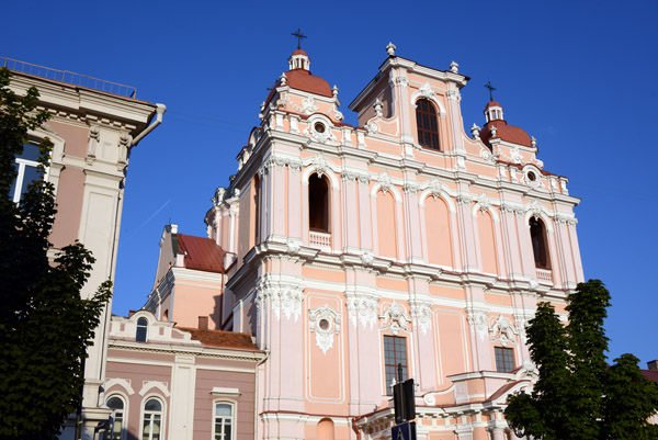 Church of St. Casimir, 1618, the first Baroque church in Vilnius