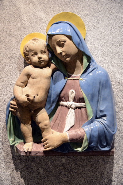 Virgin and Child, Workshop of Andrea della Robbia, ca 1500