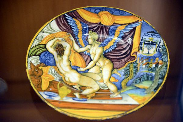Plate - Amour and Psyche, Della Rovere service, 1542