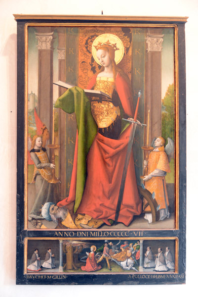 St. Catherine, attributed to Claude Guinet 1507