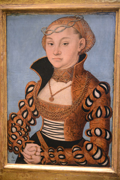 Portrait of a Saxon Noblewoman, Lucas Cranach the Elder 1534