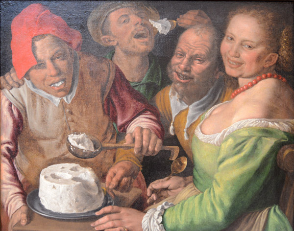 The Eaters of Ricotta, Vincenzo Campi ca 1580