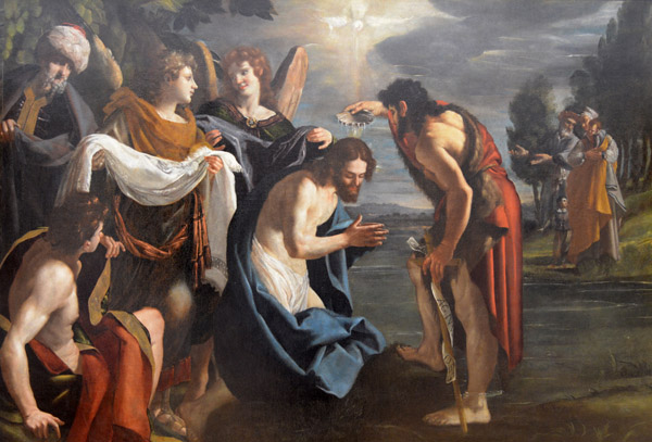 The Baptism of Christ, attr. Emilio Savonanzi, 17th C.