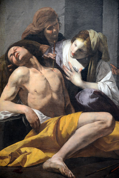 St. Sebastian Treated by St. Irene, Antonio De Bellis ca 1640/1645